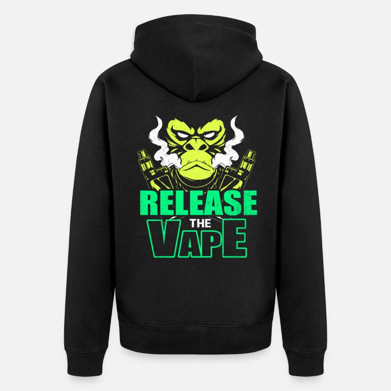 Vape - Veste à capuche bio Premium Unisexe - noir