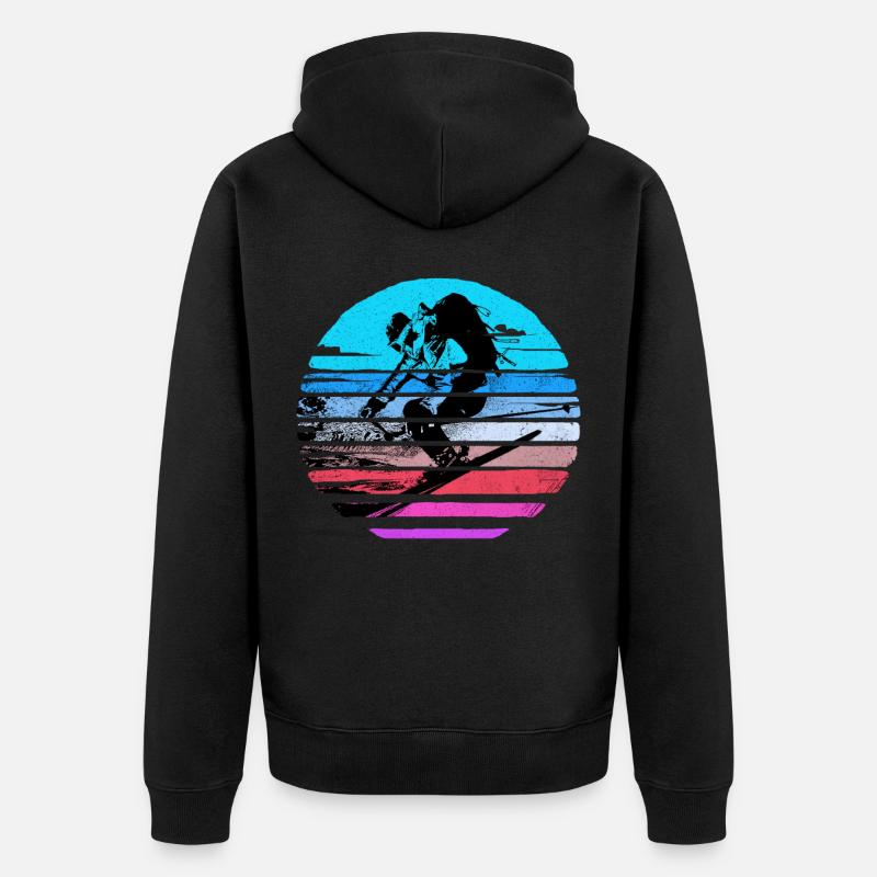 Sci Sci Sci - Felpa con cappuccio ecologica premium unisex - nero