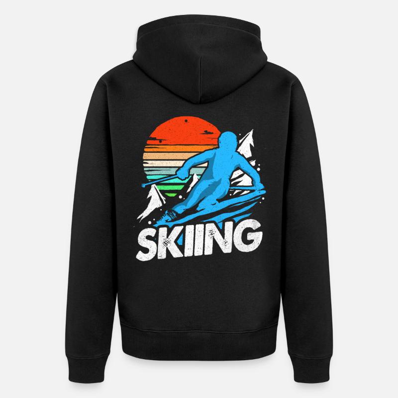 Sci Sci Sci - Felpa con cappuccio ecologica premium unisex - nero