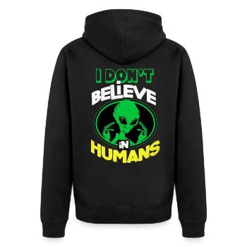 Aliens - Veste à capuche bio Premium Unisexe - noir - Dos - Nico (187cm)