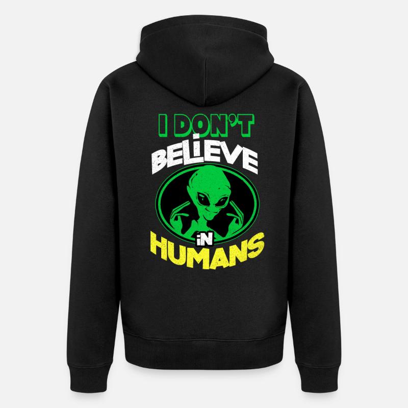 Aliens - Veste à capuche bio Premium Unisexe - noir