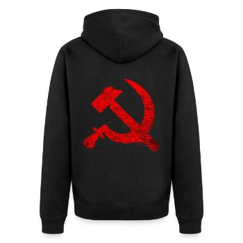 Communisme - Veste à capuche bio Premium Unisexe - noir - Dos - Nico (187cm)