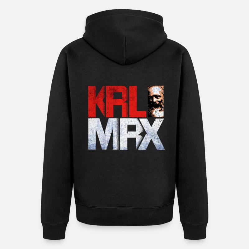 Communisme - Veste à capuche bio Premium Unisexe - noir