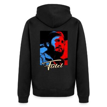 Communisme - Veste à capuche bio Premium Unisexe - noir - Dos - Nico (187cm)