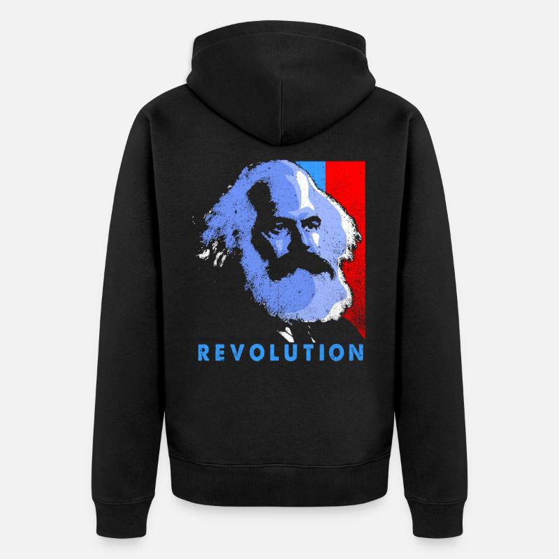 Communisme - Veste à capuche bio Premium Unisexe - noir