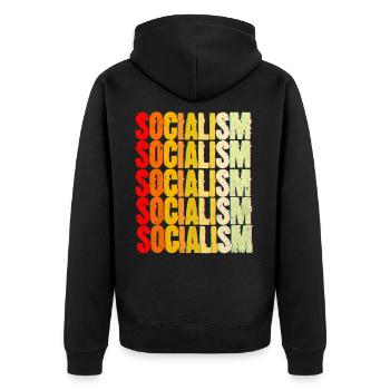 Communisme - Veste à capuche bio Premium Unisexe - noir - Dos - Nico (187cm)