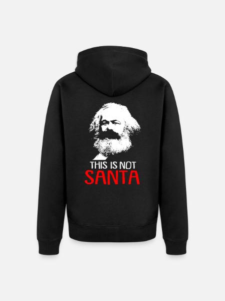 Comunismo Lenin Marx Lotta di classe Sociale - Felpa con cappuccio ecologica premium unisex - nero