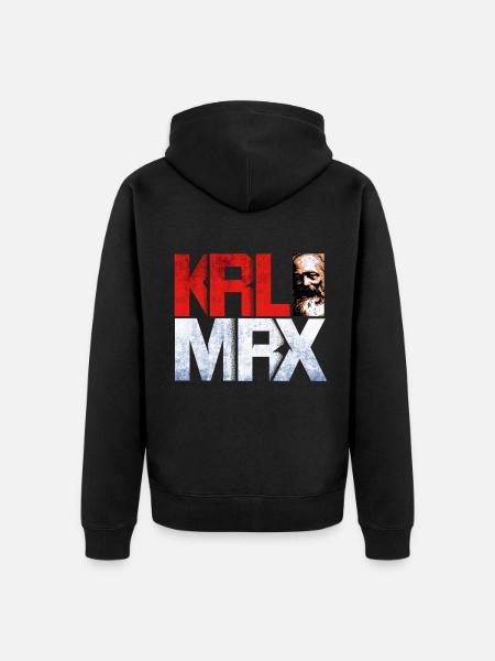 Comunismo Lenin Marx Lotta di classe Sociale - Felpa con cappuccio ecologica premium unisex - nero