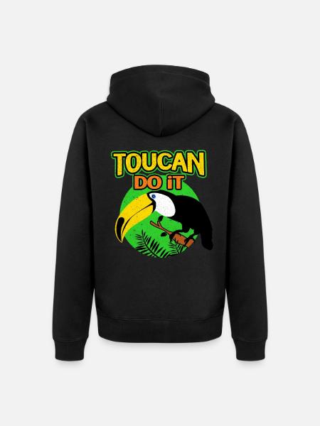 Tukan - Veste à capuche bio Premium Unisexe - noir