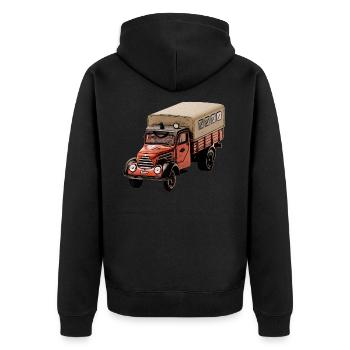 Service d'incendie Robur Garant - Veste à capuche bio Premium Unisexe - noir - Dos - Nico (187cm)