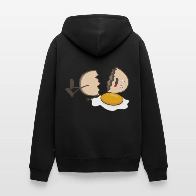 Broken egg. broken egg Unisex Premium Organic Zip Hoodie