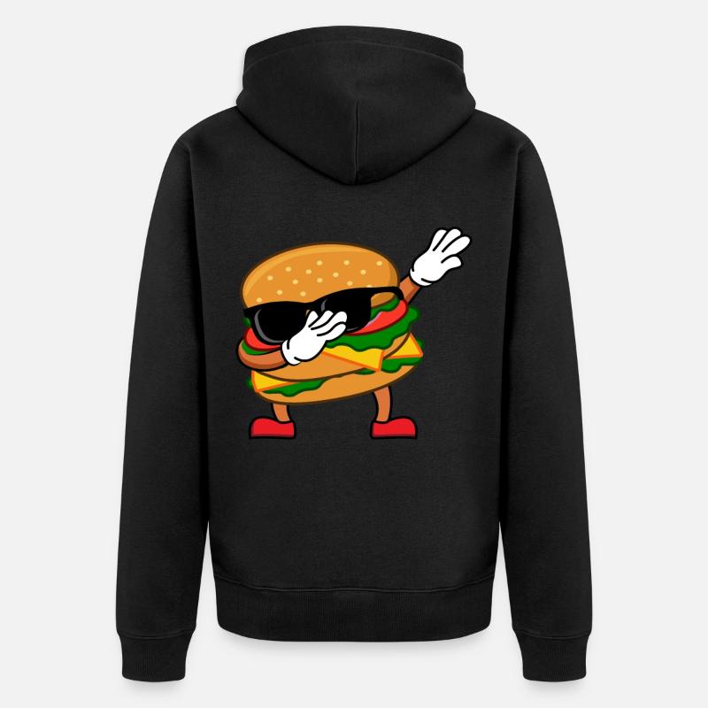 Dub burger - Veste à capuche bio Premium Unisexe - noir