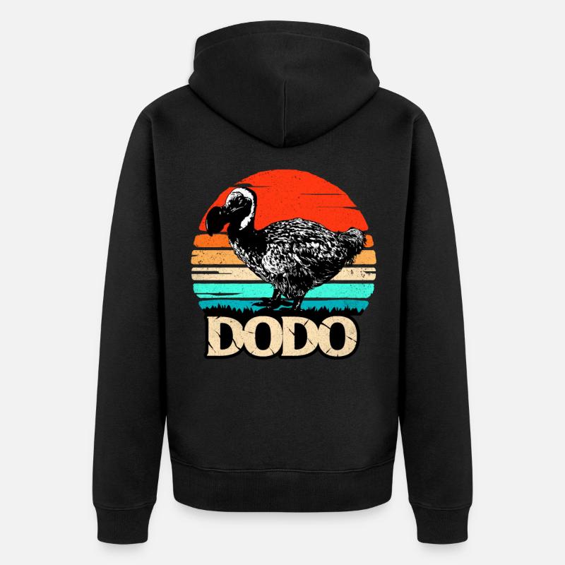 Dodo - Veste à capuche bio Premium Unisexe - noir