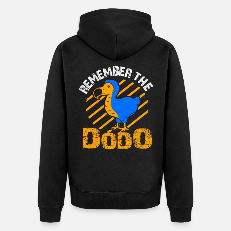 Dodo - Veste à capuche bio Premium Unisexe - noir