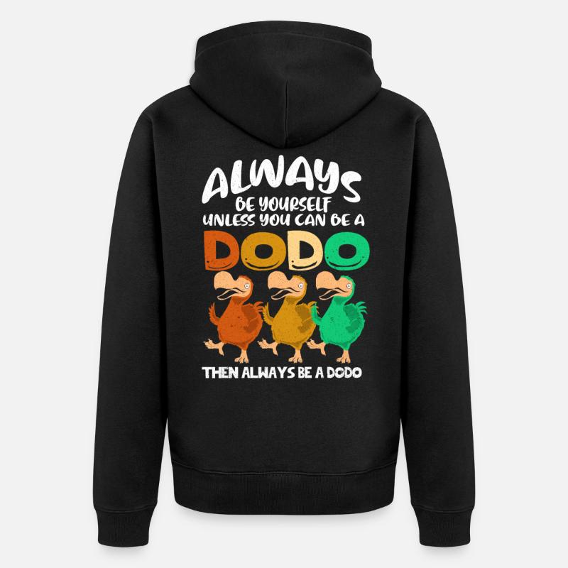 Dodo - Veste à capuche bio Premium Unisexe - noir
