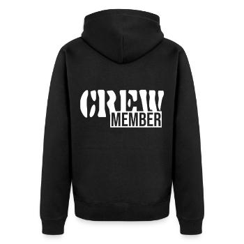 Sailing boat seafaring gift bachelors - Unisex Premium Organic Zip Hoodie - black - Back - Nico (187cm)