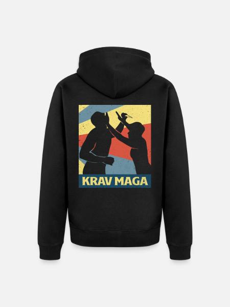 Krav Maga - Unisex Premium Organic Zip Hoodie - black