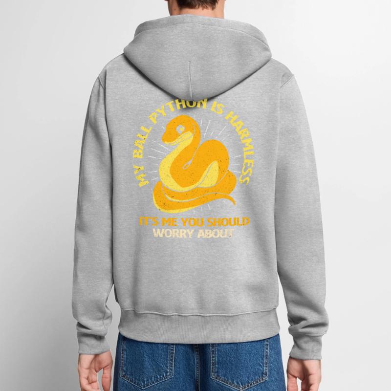 Python Unisex Premium Bio Zip Hoodie