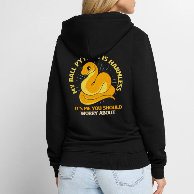 Python Unisex Premium Bio Zip Hoodie
