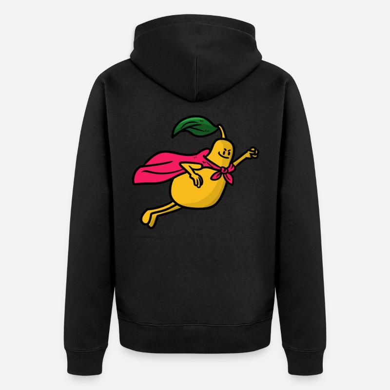 Héros mangue héros mangue - Veste à capuche bio Premium Unisexe - noir