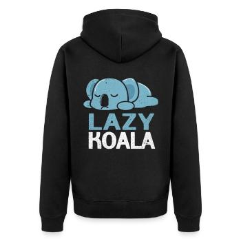 Koala - Veste à capuche bio Premium Unisexe - noir - Dos - Nico (187cm)
