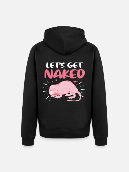 Sand puppy - Unisex Premium Organic Zip Hoodie - black