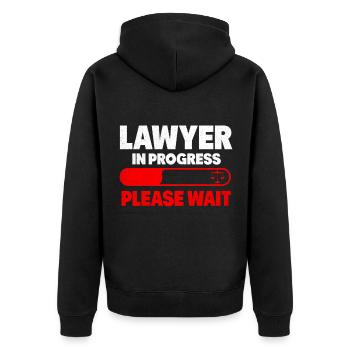 Avocat - Veste à capuche bio Premium Unisexe - noir - Dos - Nico (187cm)