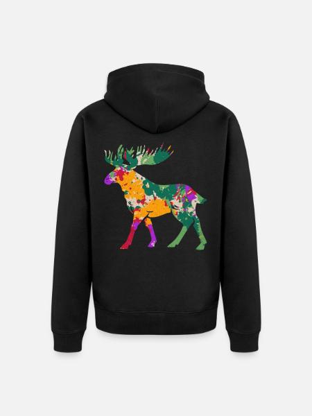 L’orignal - Veste à capuche bio Premium Unisexe - noir