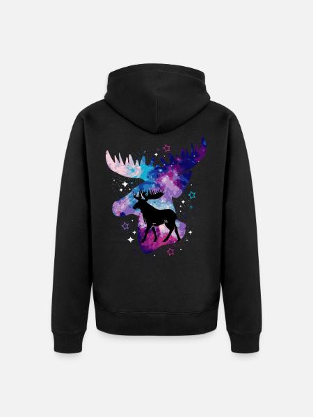L’orignal - Veste à capuche bio Premium Unisexe - noir