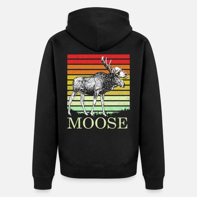 L’orignal - Veste à capuche bio Premium Unisexe - noir