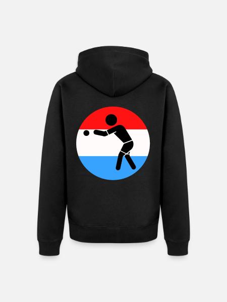 Pétanque - Unisex Premium Organic Zip Hoodie - black