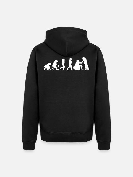 Physiotherapy physio physiotherapist gift - Unisex Premium Organic Zip Hoodie - black