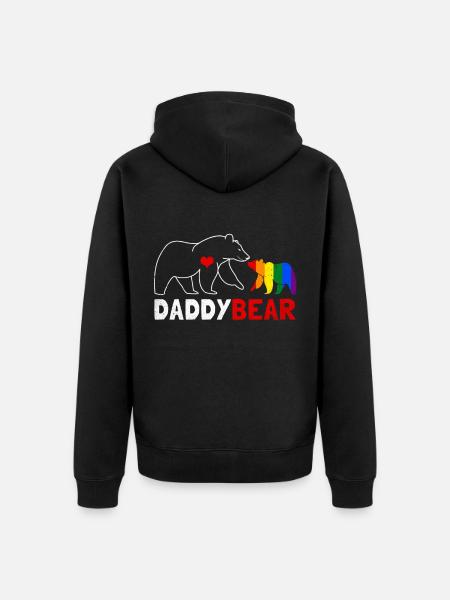 LGBT - Unisex Premium Bio Zip Hoodie - Schwarz