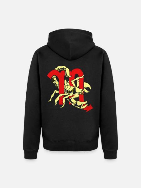 Scorpion - Unisex Premium Organic Zip Hoodie - black