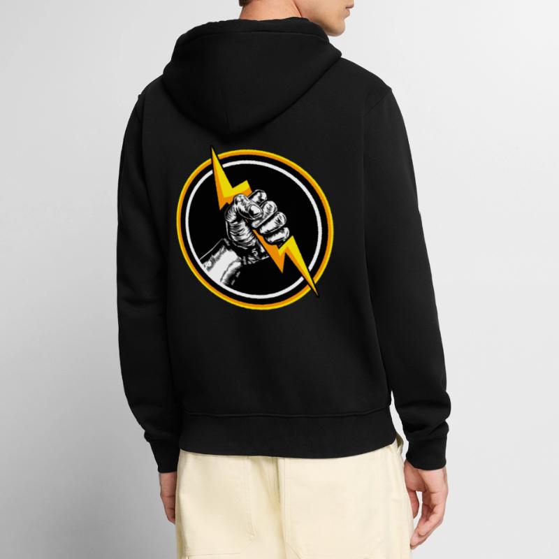 Electrician Electrical Engineering Electronics Volt Watt Unisex Premium Organic Zip Hoodie