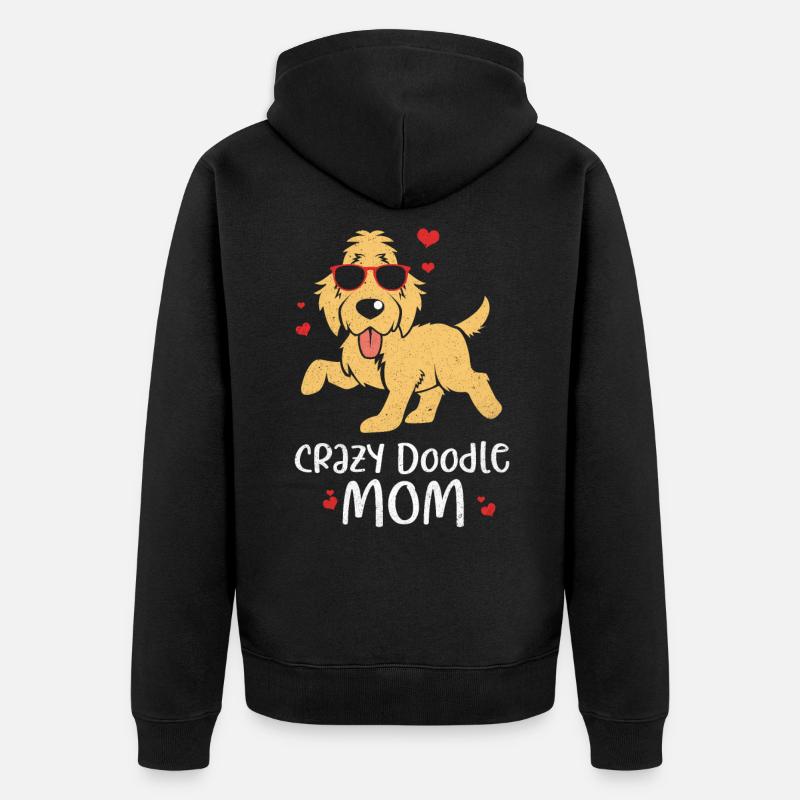 Doodle - Veste à capuche bio Premium Unisexe - noir