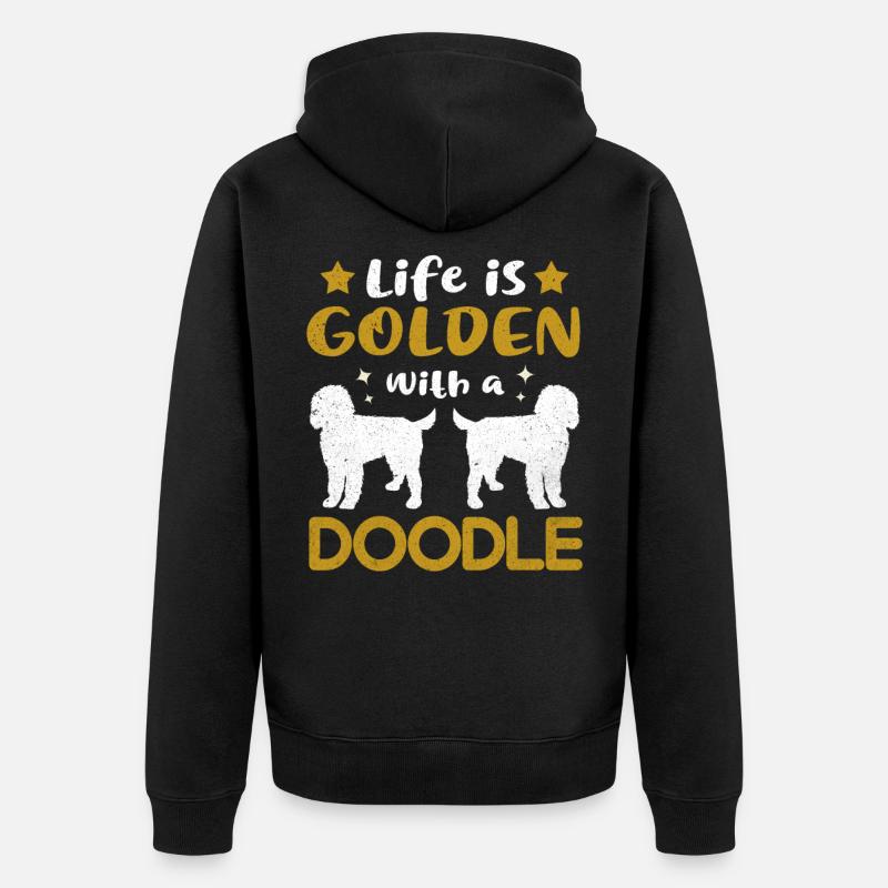 Doodle - Veste à capuche bio Premium Unisexe - noir