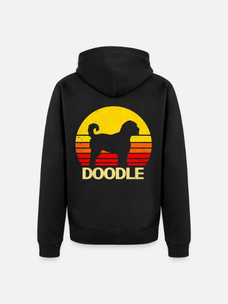 Doodle - Veste à capuche bio Premium Unisexe - noir
