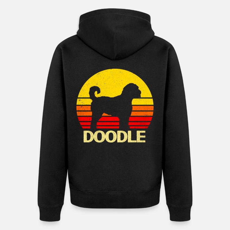 Doodle - Veste à capuche bio Premium Unisexe - noir