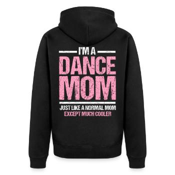 Danse Maman Danse Mère Disco Cadeau - Veste à capuche bio Premium Unisexe - noir - Dos - Nico (187cm)