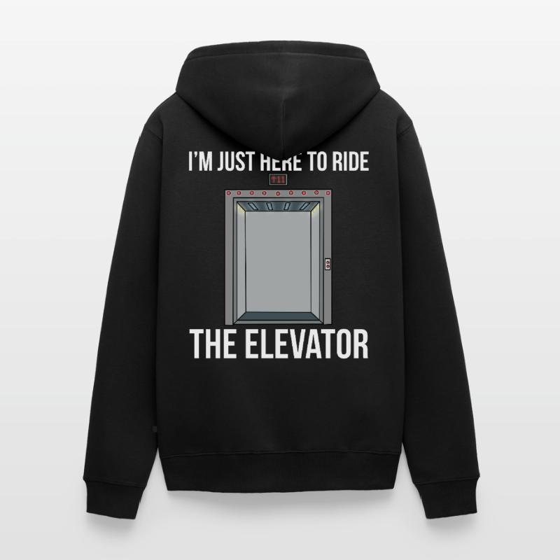 Elevator Shirt Elevator Technician Elevator Technician Unisex Premium Organic Zip Hoodie