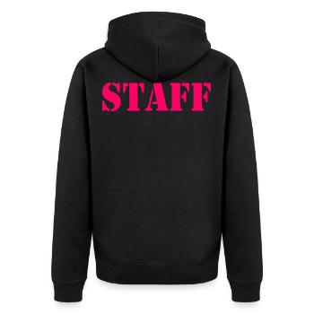 PERSONNEL - Veste à capuche bio Premium Unisexe - noir - Dos - Nico (187cm)
