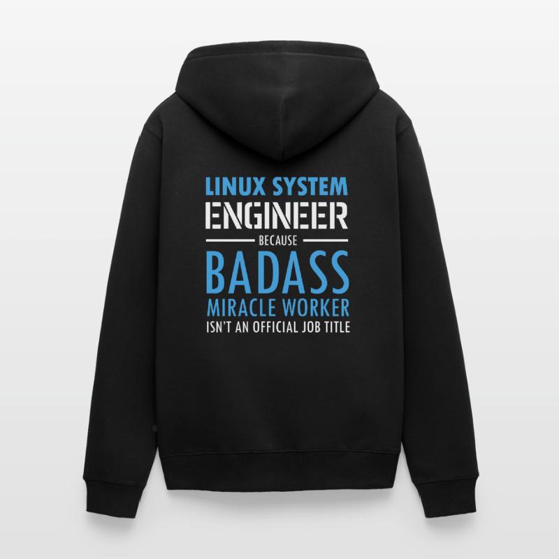 Geek Linux saying IT nerd computer scientist Unisex Premium Organic Zip Hoodie