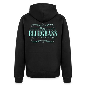 Bluegrass folk music guitariste banjo - Veste à capuche bio Premium Unisexe - noir - Dos - Nico (187cm)