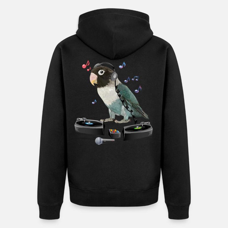 Amoureux - Veste à capuche bio Premium Unisexe - noir