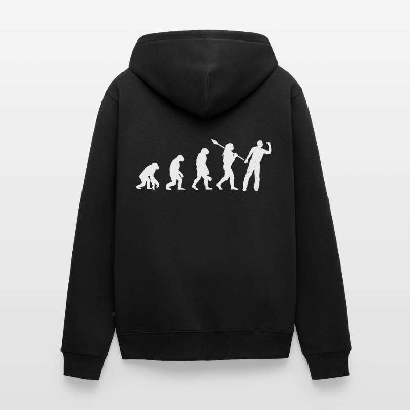Fléchettes Evolution Fléchettes Fléchettes Veste à capuche bio Premium Unisexe