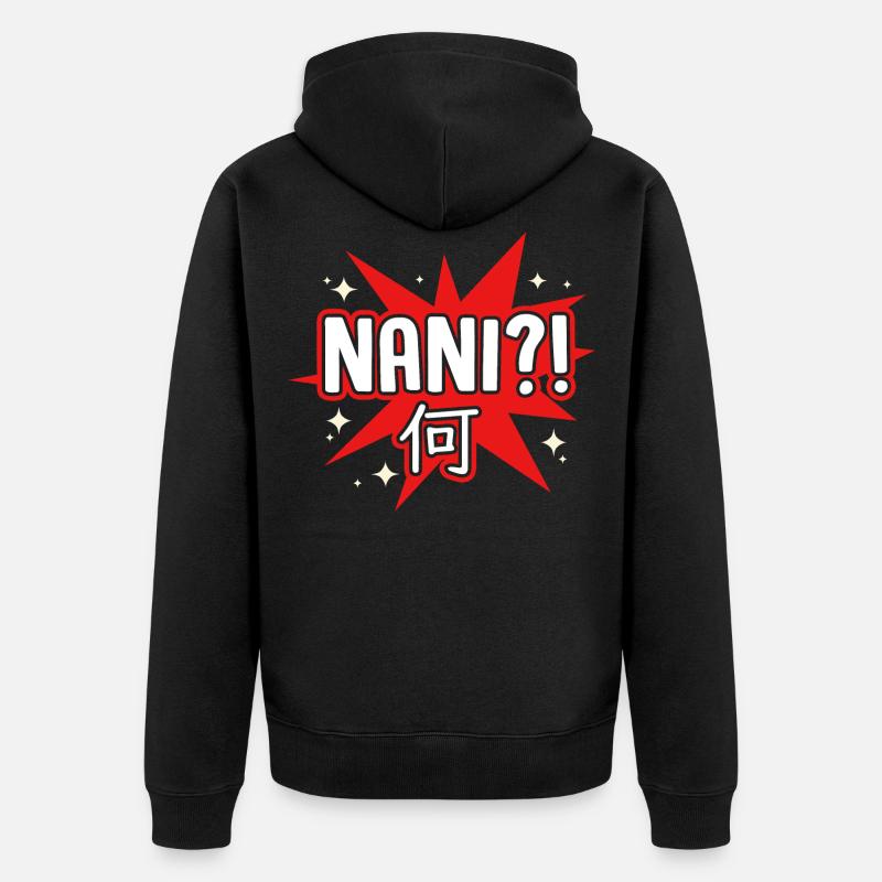 Nani Anime - Veste à capuche bio Premium Unisexe - noir