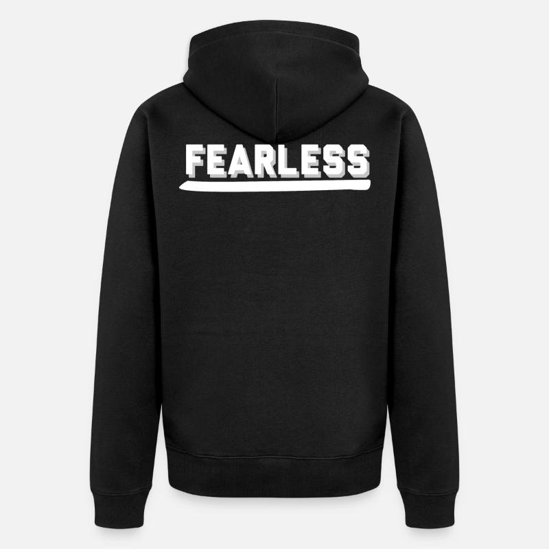 Fearless - Veste à capuche bio Premium Unisexe - noir