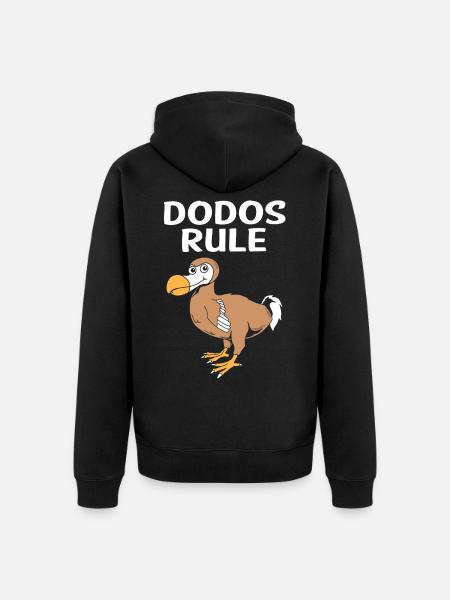 Dodo - Veste à capuche bio Premium Unisexe - noir