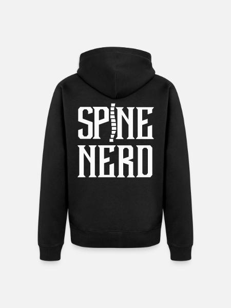 physiotherapy - Unisex Premium Organic Zip Hoodie - black